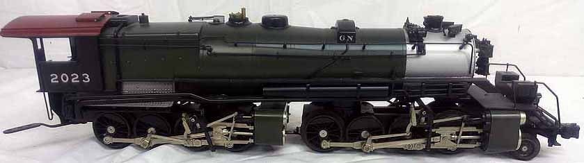 Right Of Way Great Northern 2-8-8-0 O-scale locomotive, Made in South Korea ,brass and steel,c10 . - 2
