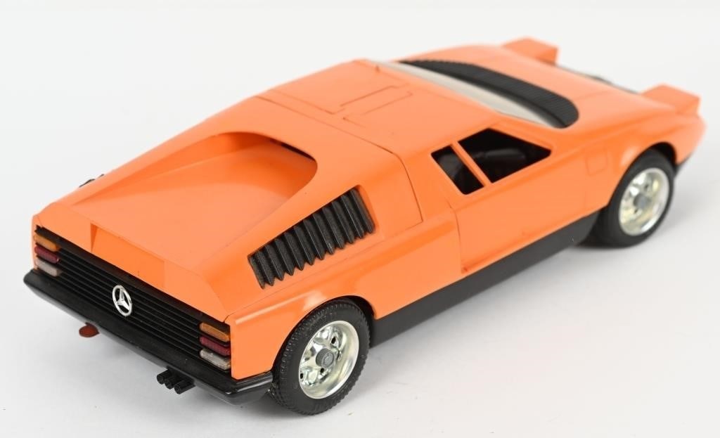 Schuco Mercedes C111, Made in Germany 1970's ,battery operated with working headlights that flip,c10 - 2