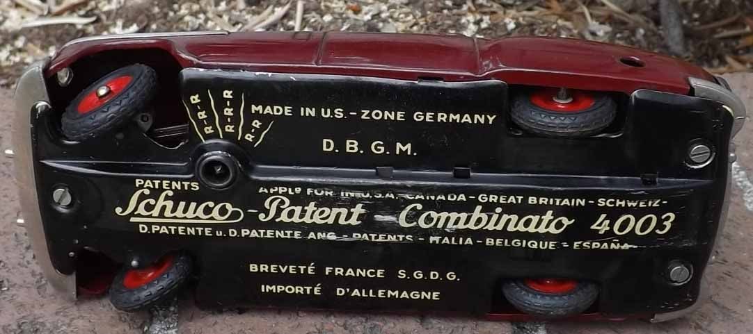 Schuco Combinato ,separate windups for propulsion and horn, working tachometer coupled with - 5