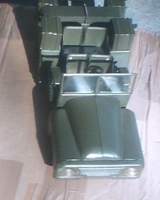 Hausser-Elastolin electric drive truck with working headlights, catalog no.731, c10. - 7