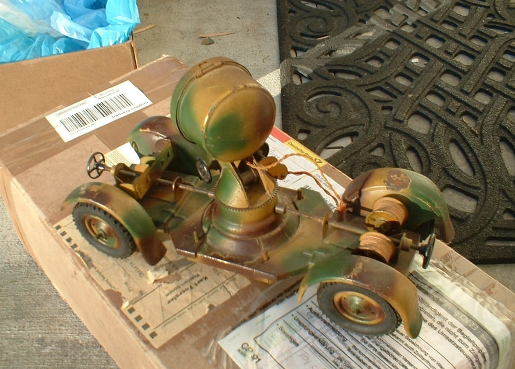 Hausser no.728 very rare AA searchlight, 7cm scale, c8. - 2