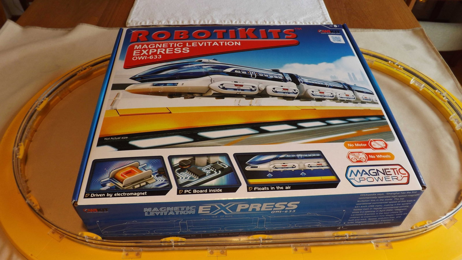Robotikits Maglev magnetic levitation train kit, fully realistic implementation, new in box put it: Robotikits Maglev magnetic levitation train kit, fully realistic implementation, new in box put it together kit. Reserve: $143.00 Shipping: Domestic: Flat rate of $30.00 to anywhere within the contigu