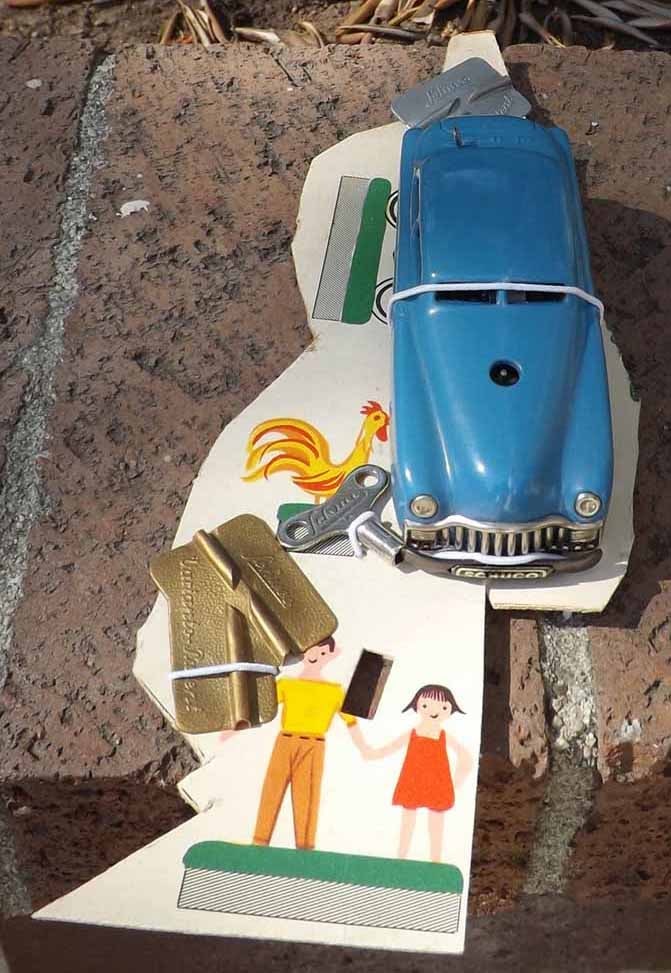 Schuco Varianto 3010 Extra , made in Germany , from late 1940's, c9.5 in c7 box . (1 of 10)