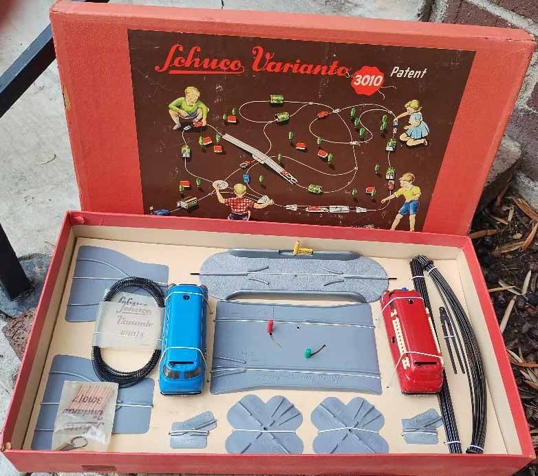 Schuco Varianto 3010C , made in Germany , from late 1940's, c10 in c9 box . (1 of 6)