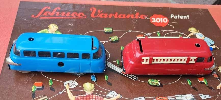 Schuco Varianto 3010C , made in Germany , from late 1940's, c10 in c9 box . - 3