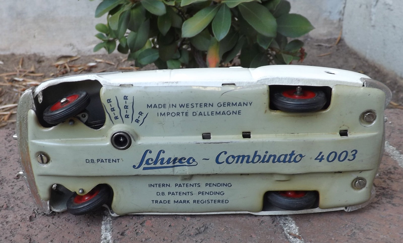 Schuco 4003 "Combinato", Made in Germany US Zone, working horn, two speeds forward, neutral, - 3