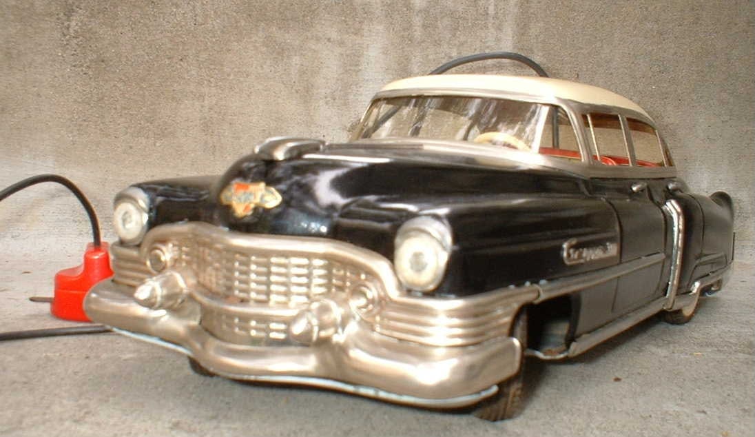 Gama Cadillac,electric car Made in Western Germany, rare two-tone color, forward/reverse, steering,: Gama Cadillac,electric car Made in Western Germany, rare two tone color, forward/reverse, steering, c10 . Reserve: $716.00 Shipping: Domestic: Flat rate of $45.00 to anywhere within the contiguous U.S