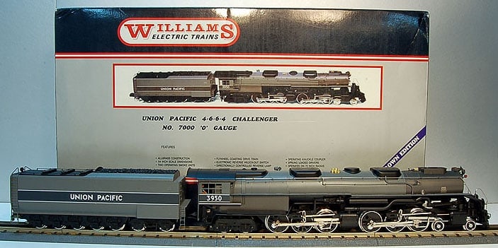 Williams O-scale Union Pacific 3950 Challenger 4-6-6-4 locomotive , all brass, two smoke units, 3 (1 of 7)