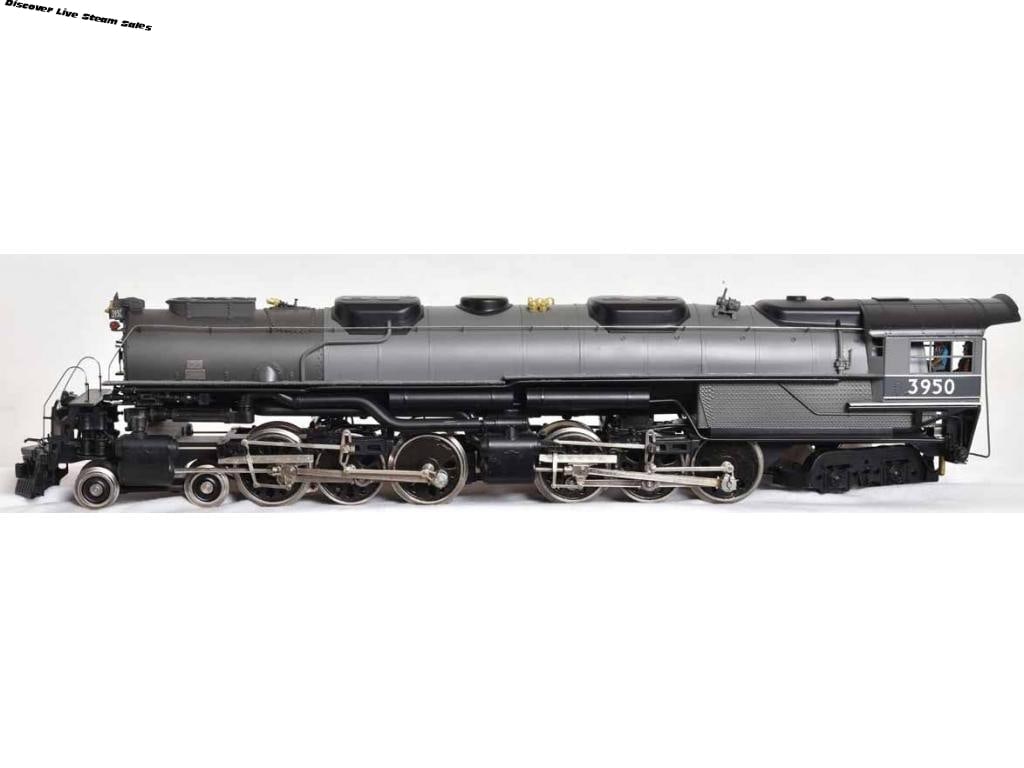 Williams O-scale Union Pacific 3950 Challenger 4-6-6-4 locomotive , all brass, two smoke units, 3 - 2