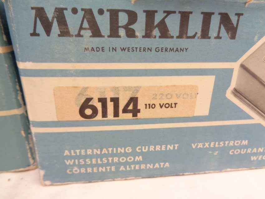 Marklin HO transformer, 160 V output, 220V input, will work with 110V input , your choice ONE out of - 4