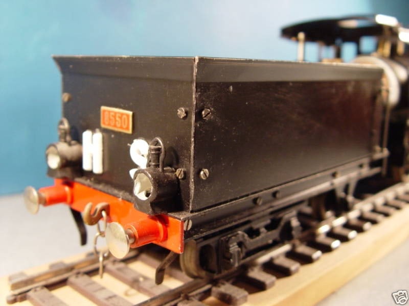 Aster PRR JNR 8550 Mogul brass/steel locomotive, live steam, factory built, gauge 1, c10. - 2