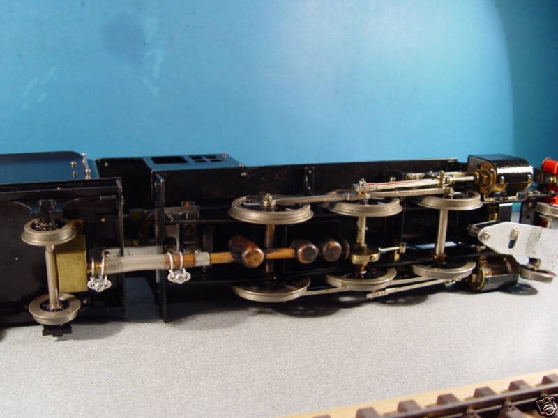 Aster PRR JNR 8550 Mogul brass/steel locomotive, live steam, factory built, gauge 1, c10. - 8