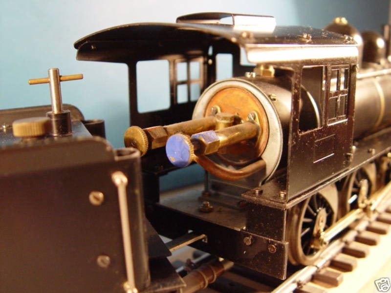Aster PRR JNR 8550 Mogul brass/steel locomotive, live steam, factory built, gauge 1, c10. - 9