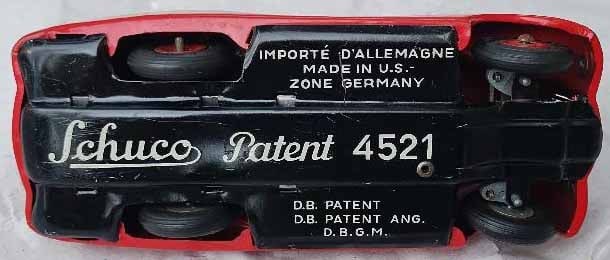 Schuco car 4521 for the "Spiel und Wirklicheit" ("Play and Reality") driving game set 4525 (made in - 5