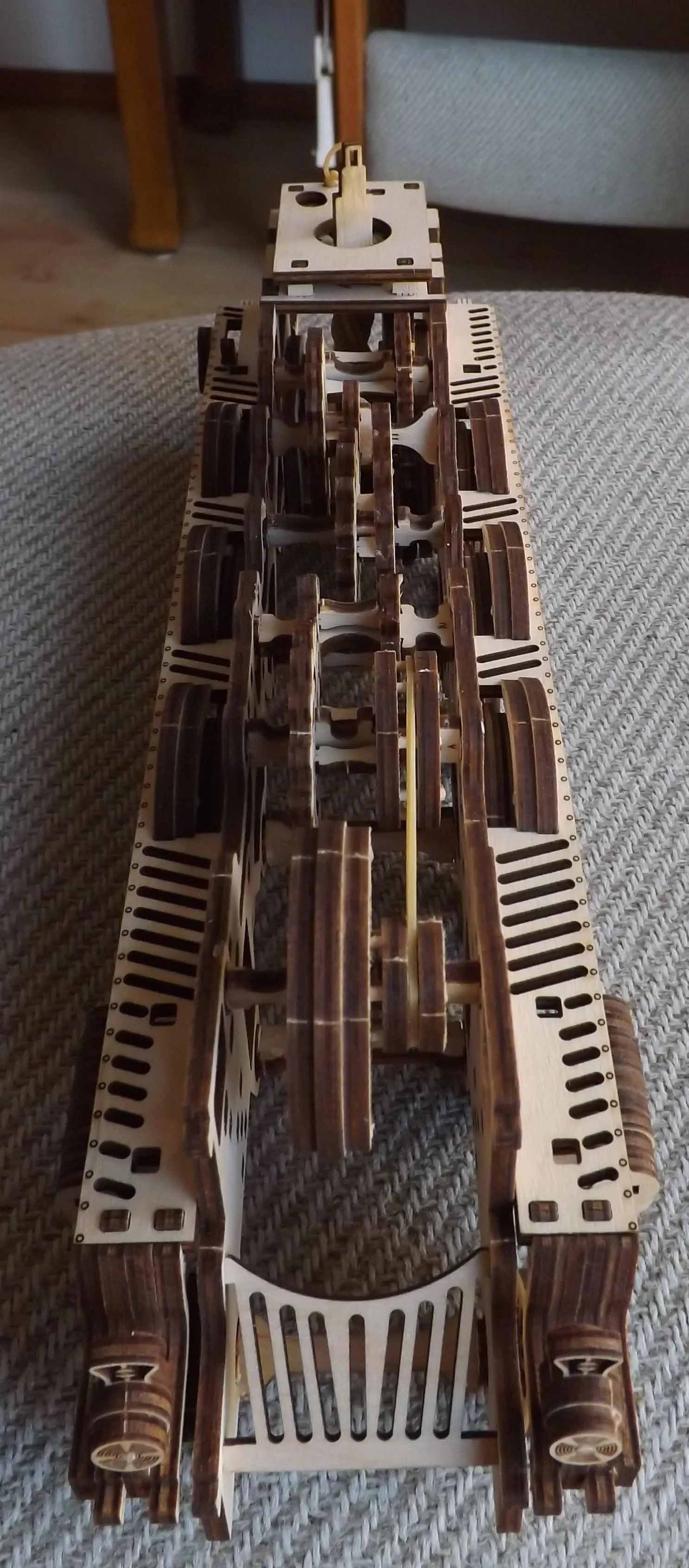One of a kind windup locomotive, with track, c10,. - 10