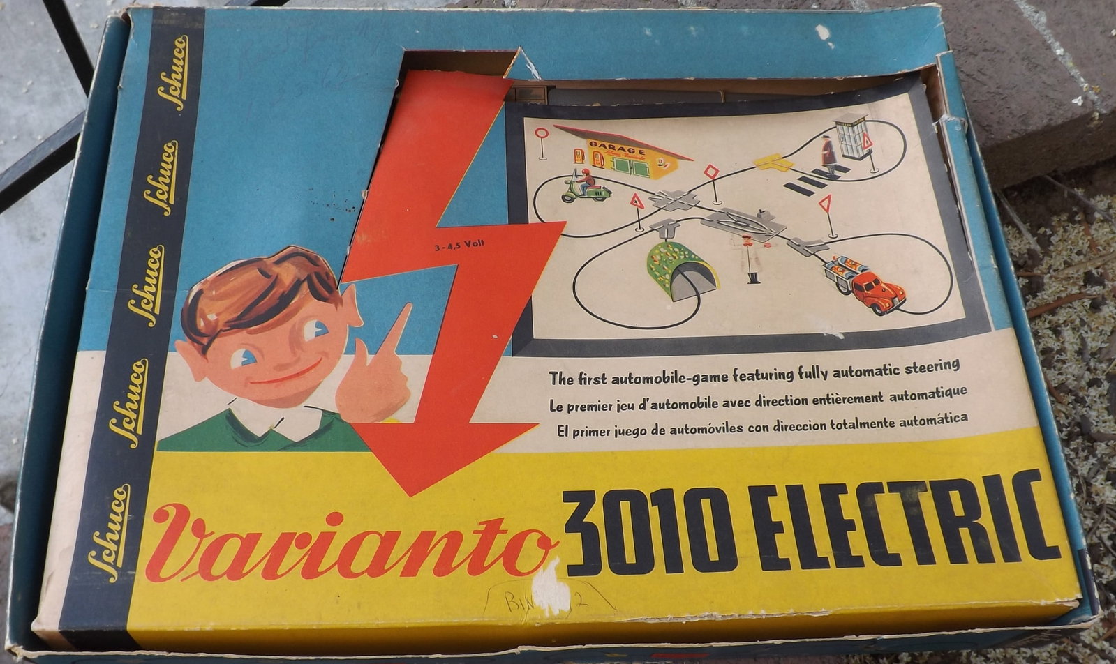 Schuco Varianto 3010 Electric set (made in Germany), c10 in c8 box. - 3