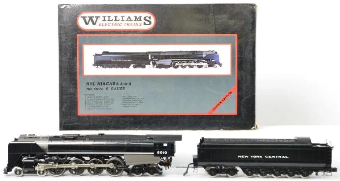 Williams Niagara 4-8-4 in OB, all brass ,gauge O, electric,c10 in c10 box.: Williams Niagara 4 8 4 in OB, all brass ,gauge O, electric,c10 in c10 box. Reserve: $556.00 Shipping: Domestic: Flat rate of $50.00 to anywhere within the contiguous U.S. International: Flate rate of