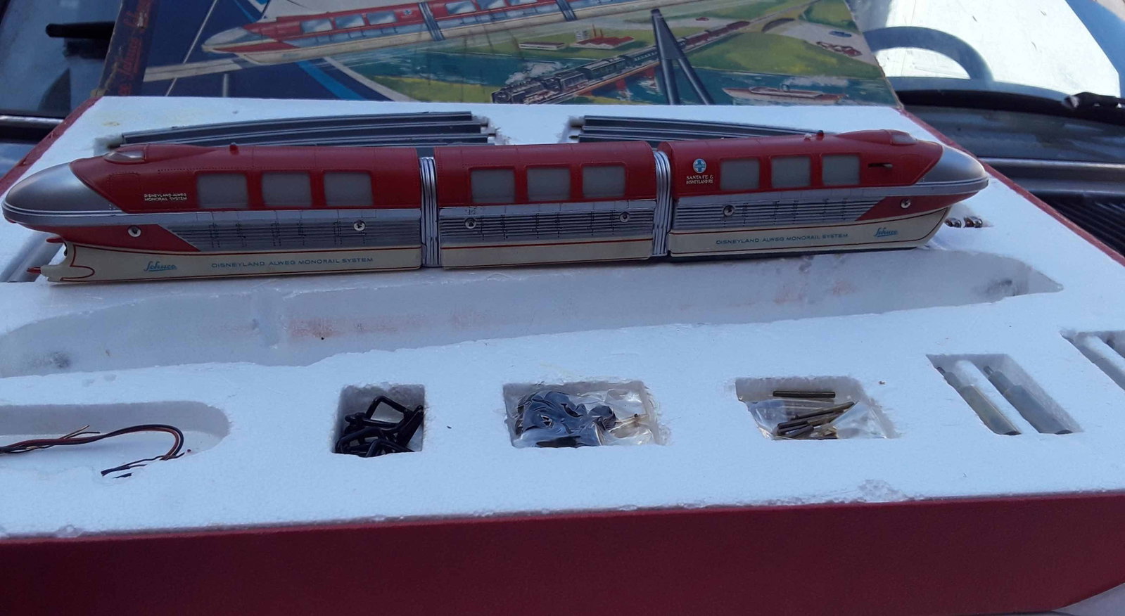 Schuco Disney monorail 6333G , Made in Germany 1959,c9.5. - 2
