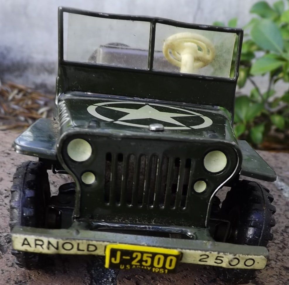 Arnold Jeep Police car , Made in US Zone Germany,c8.5.: Arnold Jeep Police car , Made in US Zone Germany,c8.5. Reserve: $135.00 Shipping: Domestic: Flat rate of $15.00 to anywhere within the contiguous U.S. International: Flate rate of $35.00 .