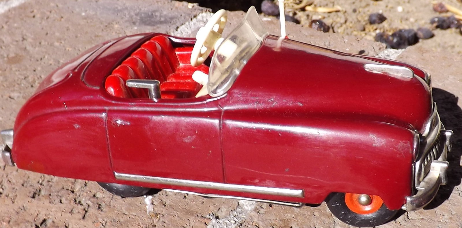 Schuco "Radio" 4012 (made in Western Germany) car, rack and pinion steering,Swiss music box,c10,. - 3