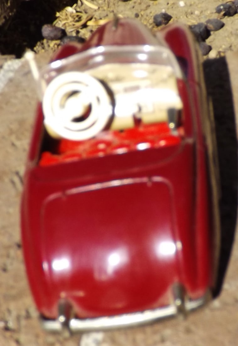 Schuco "Radio" 4012 (made in Western Germany) car, rack and pinion steering,Swiss music box,c10,. - 4