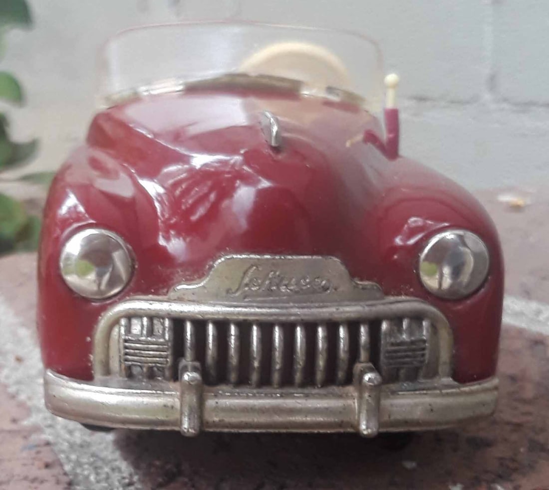 Schuco "Radio" 4012 (made in Western Germany) car, rack and pinion steering,Swiss music box,c8,. - 2