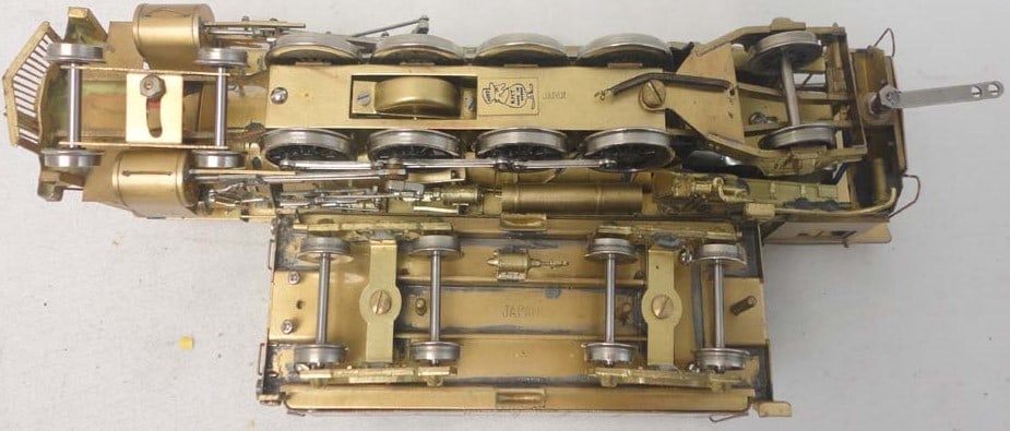 Nickel Plate Products (Made in Japan), NYO & W Mountain 4-8-2 brass engine, c10 in original box ,. - 7