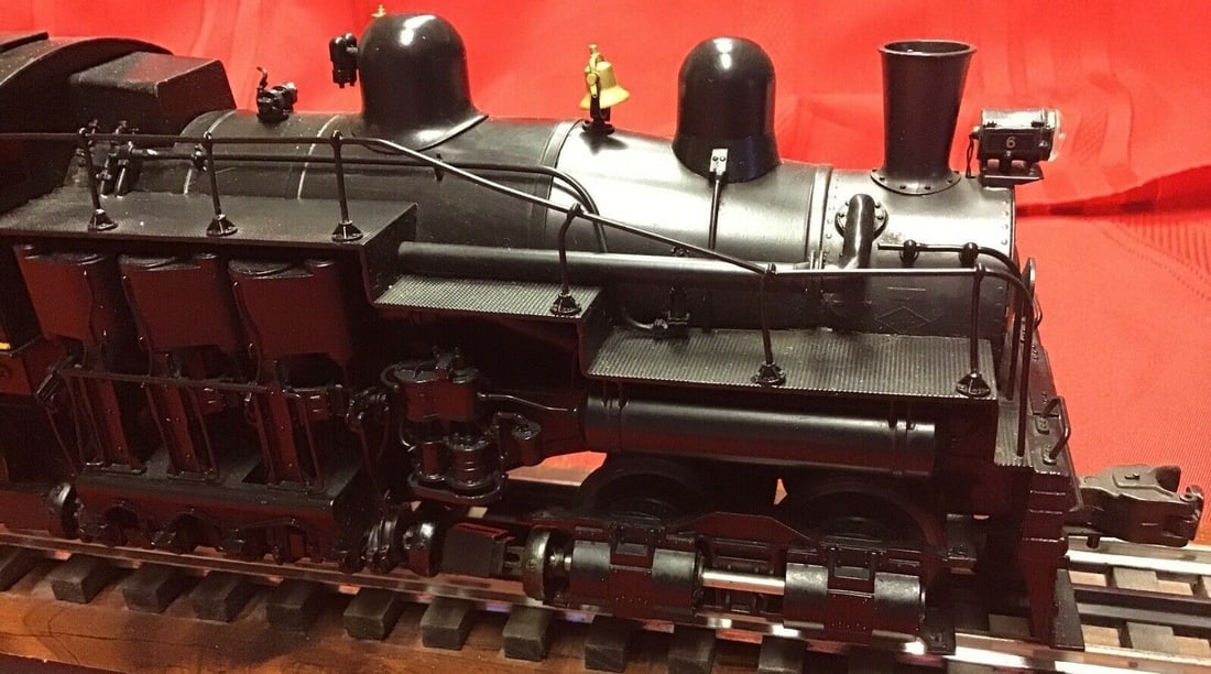 Right of Way #093-300 Western Maryland Shay #6 (the largest ever built), O gauge, c10, made by Ajin - 2