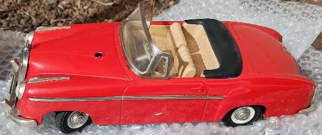 Schuco Control Car 5308, B/O , the rarer version with operating headlights, boxed, with all the - 2