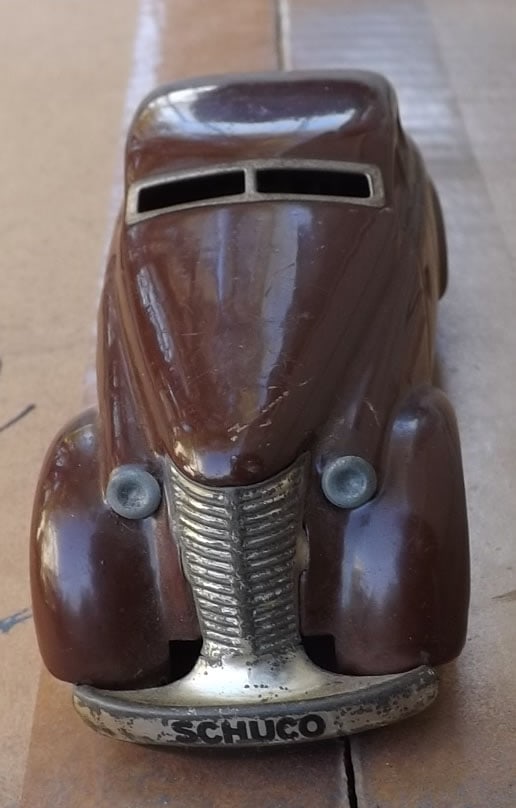 Schuco Maybach Limousine 1010 (Made in Germany), windup motor , no-fall action off the end of the - 3