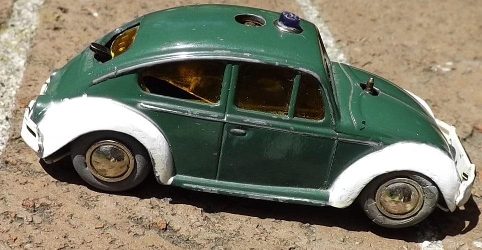 Volkswagen Police Schuco Varianto 3000 (made in Western Germany) c8. - 2