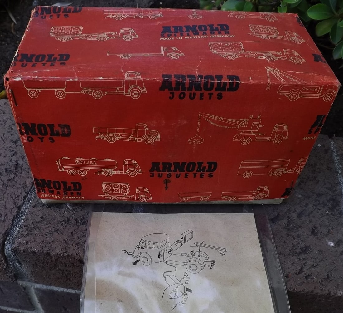 Arnold 9000 container tractor truck, Made in Western Germany , c9 in c8 box, with original - 5