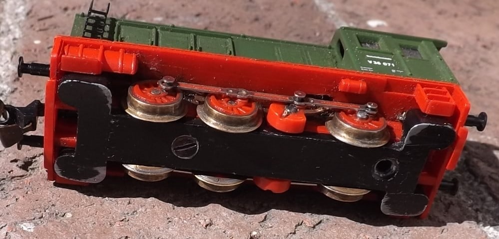Made in Germany "Zeuke" diesel locomotive, TT scale , c10. - 5