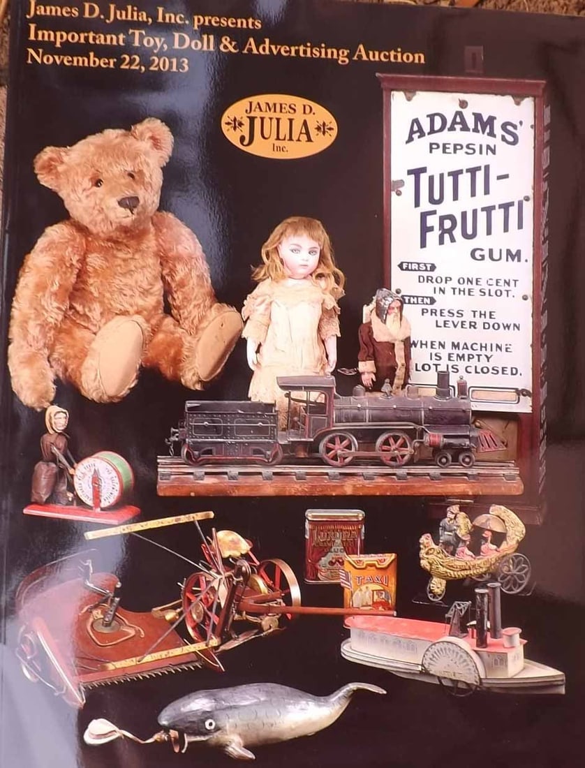 Toy auction catalog.: Toy auction catalog. Reserve: $12.00 Shipping: Domestic: Flat rate of $8.00 to anywhere within the contiguous U.S. International: Foreign shipping rates are determined by destination. International sh