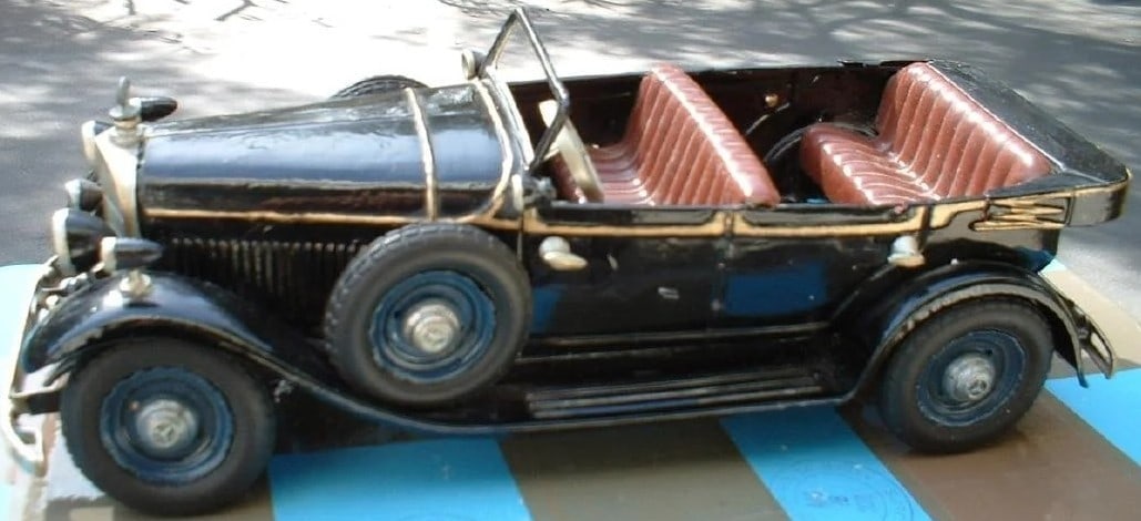 Hitler Mercedes by Tippco (Made in Germany 1936), windup, c10,. (1 of 5)
