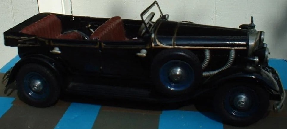 Hitler Mercedes by Tippco (Made in Germany 1936), windup, c10,. - 3