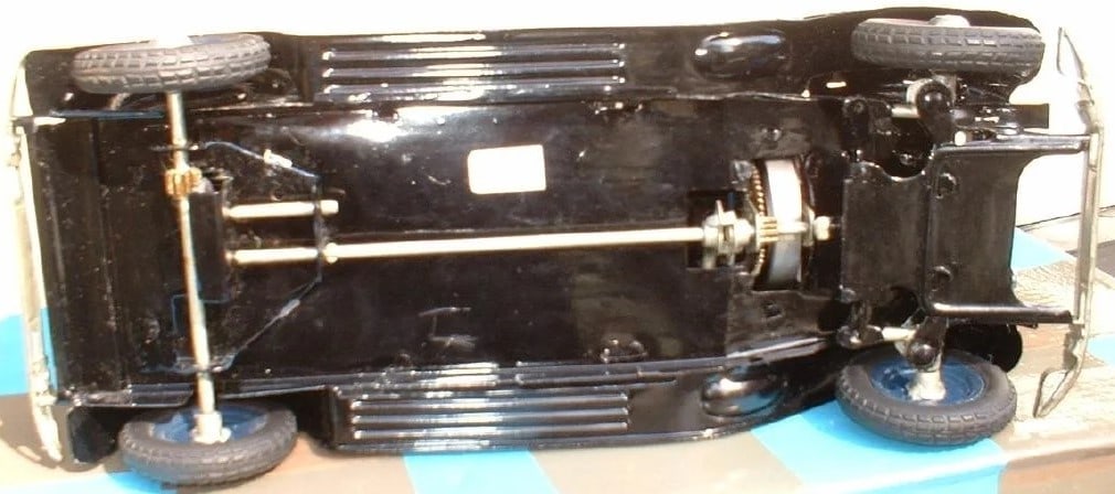 Hitler Mercedes by Tippco (Made in Germany 1936), windup, c10,. - 4