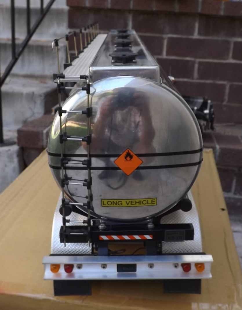 Wedico 1:14 tractor with gas tank, Made in Germany (1998-9), completely wired for sped control, - 12
