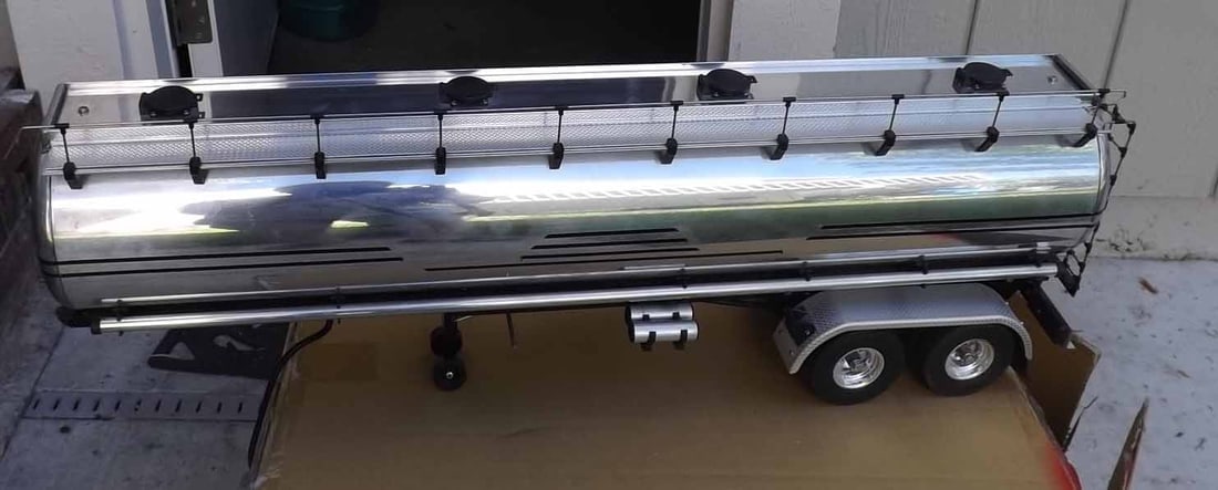 Wedico 1:14 tractor with gas tank, Made in Germany (1998-9), completely wired for sped control, - 13