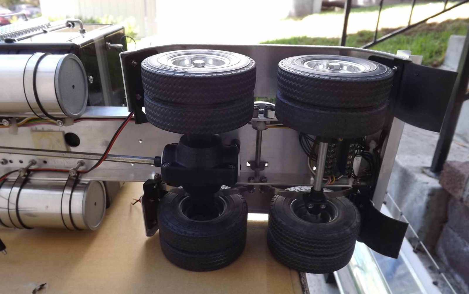 Wedico 1:14 tractor with gas tank, Made in Germany (1998-9), completely wired for sped control, - 8
