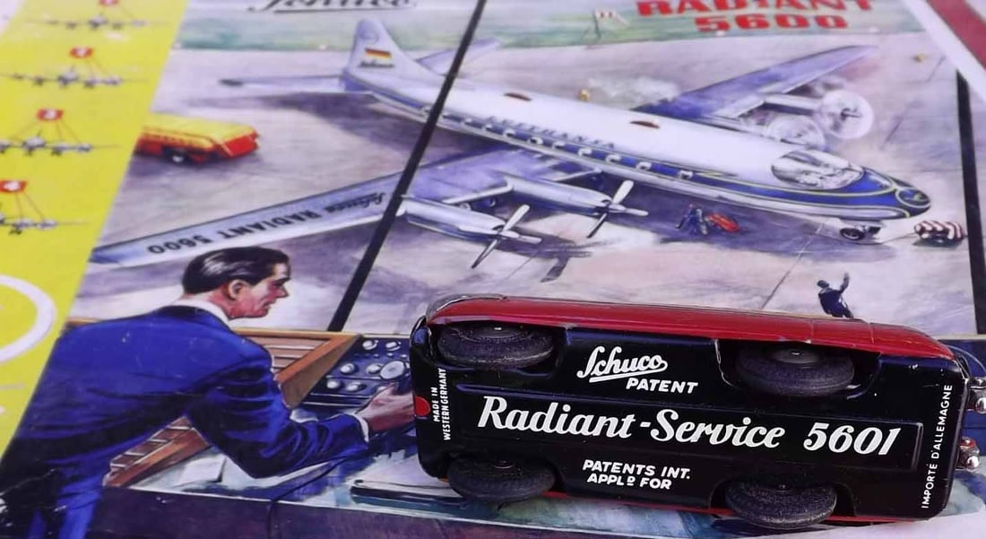Schuco Radiant 5600 PanAm , the very much sought after Vickers Viscount plane type, with complex - 11