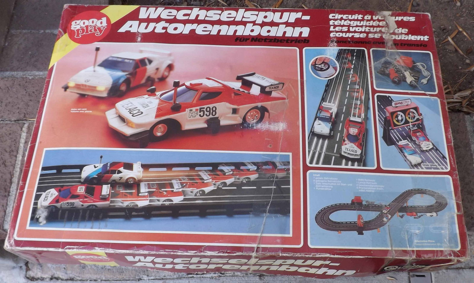 Good Play (Germany) race course, c9 in c8 box.: Good Play (Germany) race course, c9 in c8 box. Reserve: $160.00 Shipping: Domestic: Flat rate of $39.00 to anywhere within the contiguous U.S. International: Flate rate of $65.00 . International