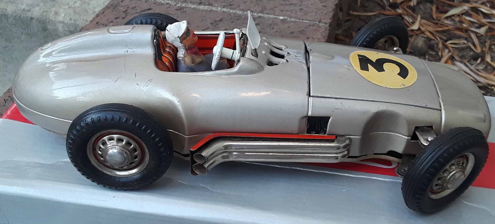 JNF Mercedes 194 racer "Solo" (made in Germany), c8.5, multiple programmable patterns, rack and - 4