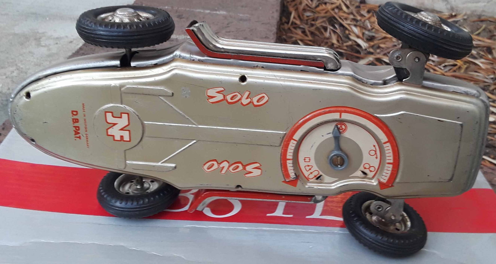 JNF Mercedes 194 racer "Solo" (made in Germany), c8.5, multiple programmable patterns, rack and - 5
