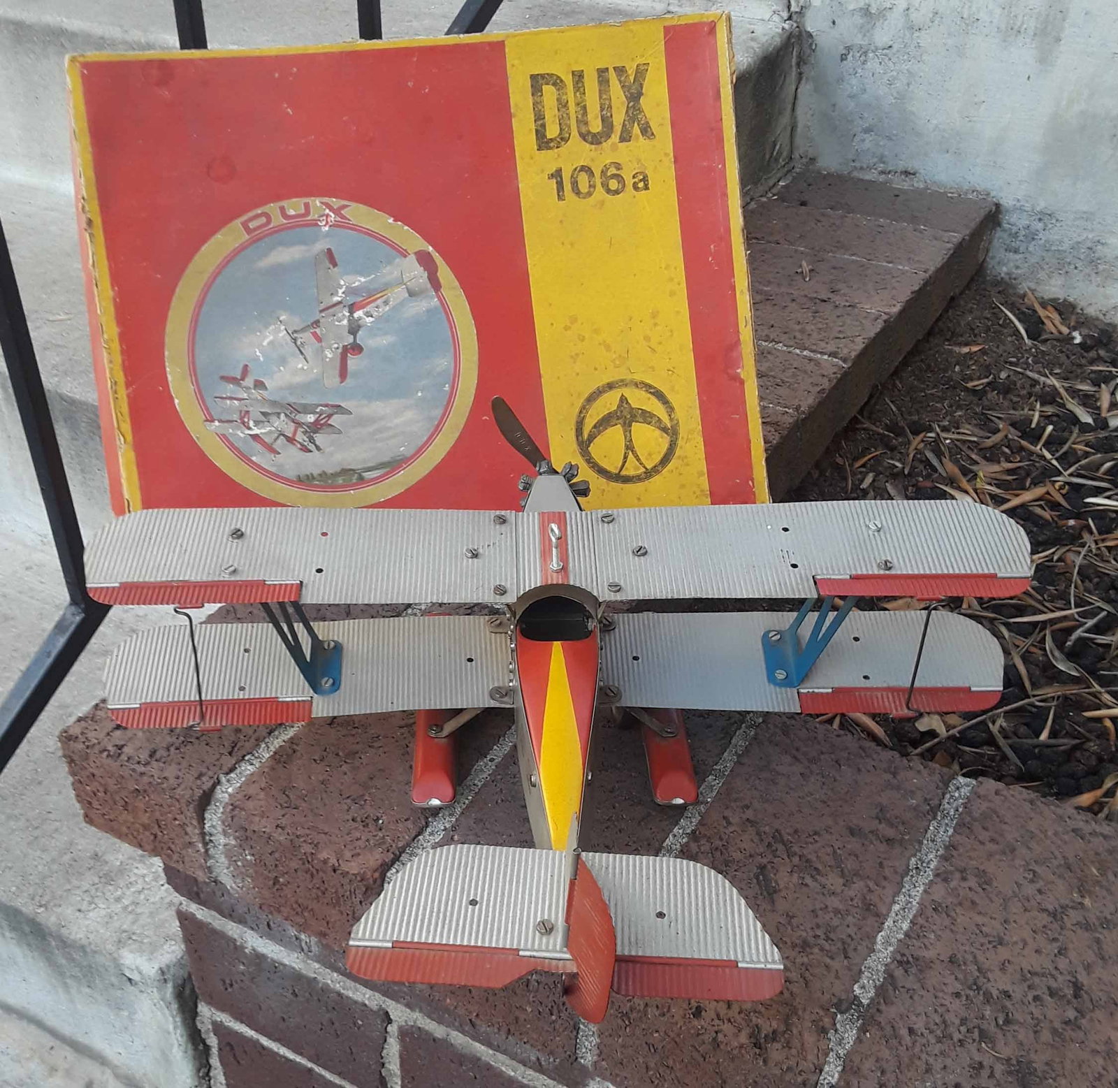 Dux constructor ariplane (made in Germany), c9.5 in c5 box with original insert. - 3