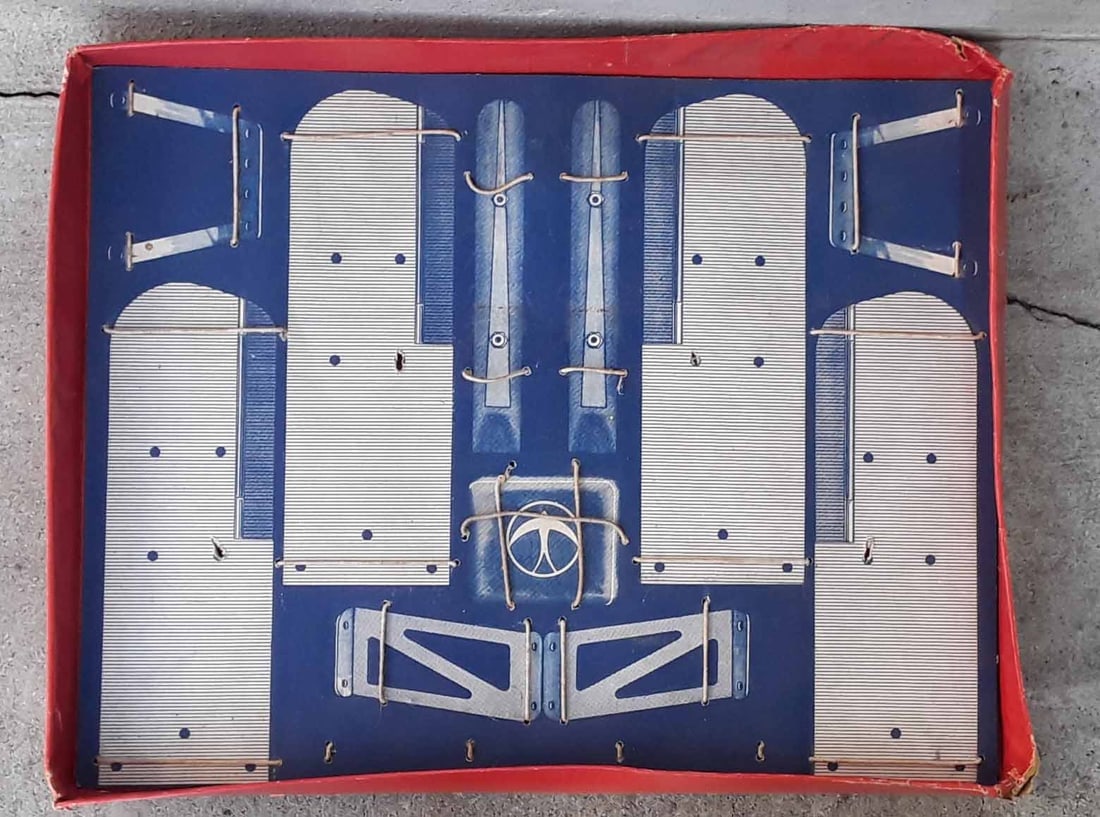 Dux constructor ariplane (made in Germany), c9.5 in c5 box with original insert. - 5
