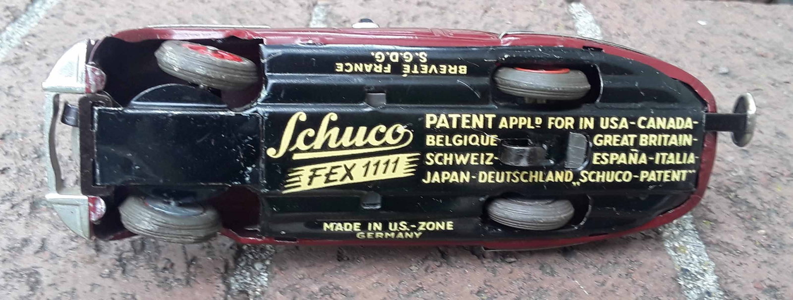 Schuco "Fex 1111" (made in US Zone Germany), c10. - 4