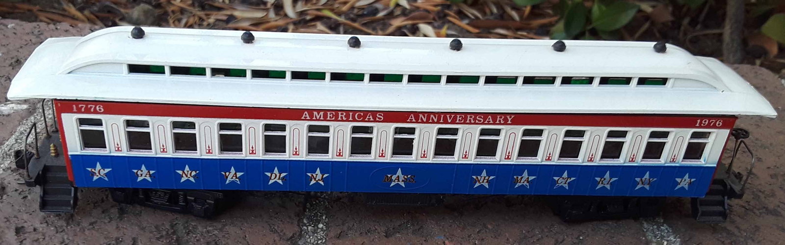 Spirit of '76 train car , HO scale , c10. - 2