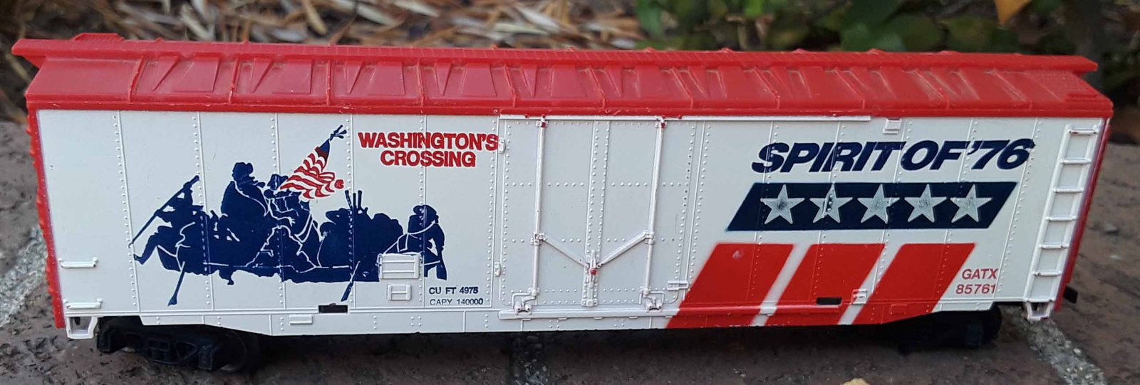 Spirit of '76 train car , HO scale , c10. - 2