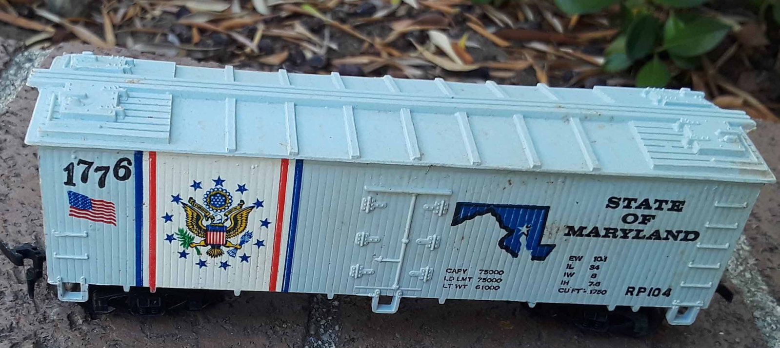 Spirit of '76 train car, HO scale , c10. - 2